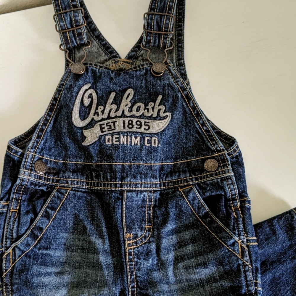Darkwash Denim Overalls